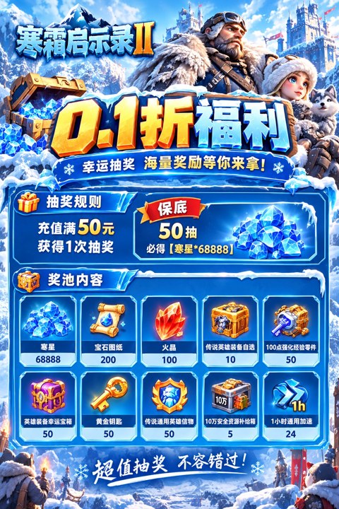 无尽冬日(0.1折)充值介绍